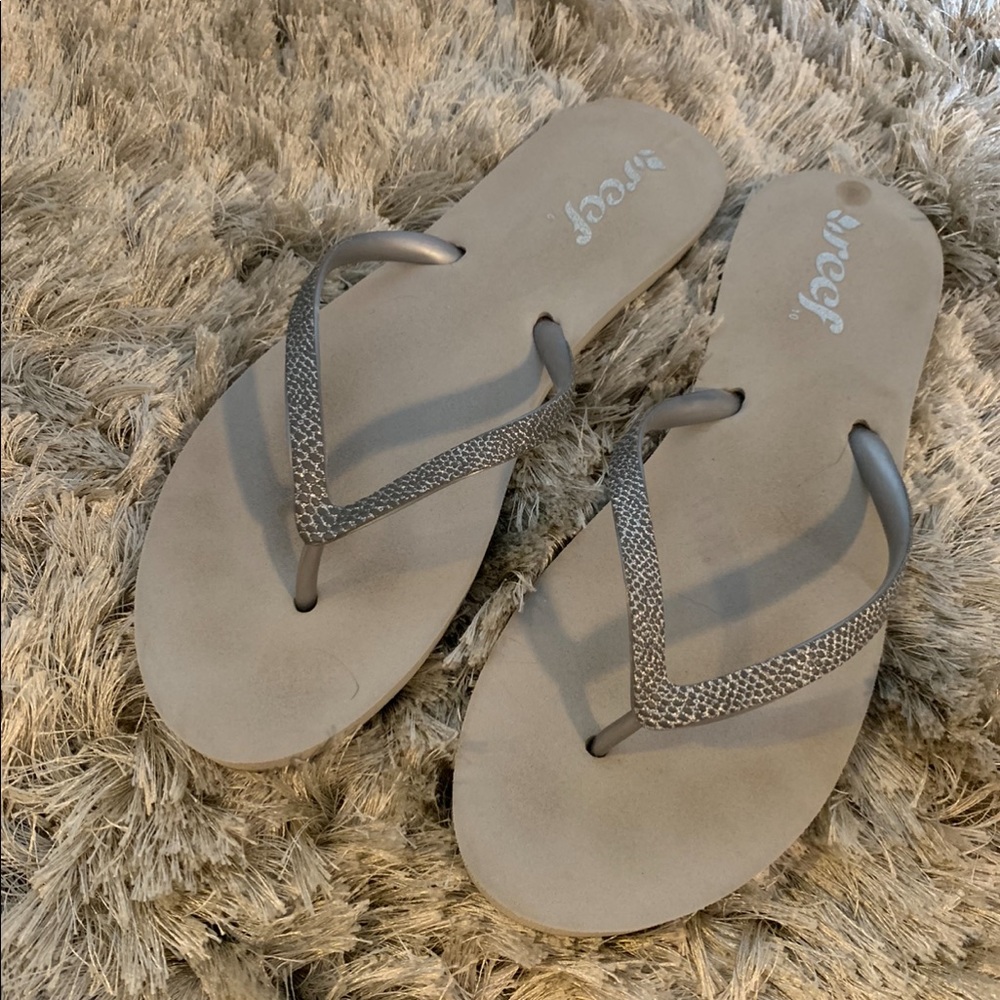 Reef Silver Sandals